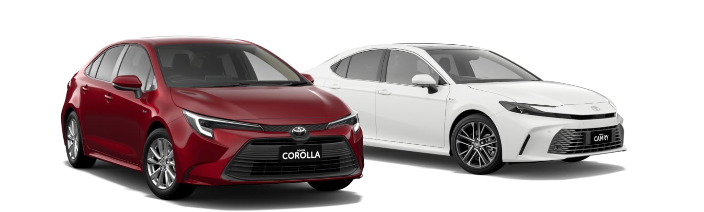 Toyota Corolla Sedan and Toyota Camry