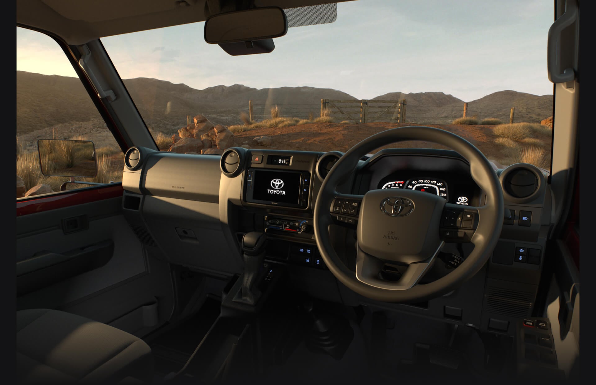 LC70 interior