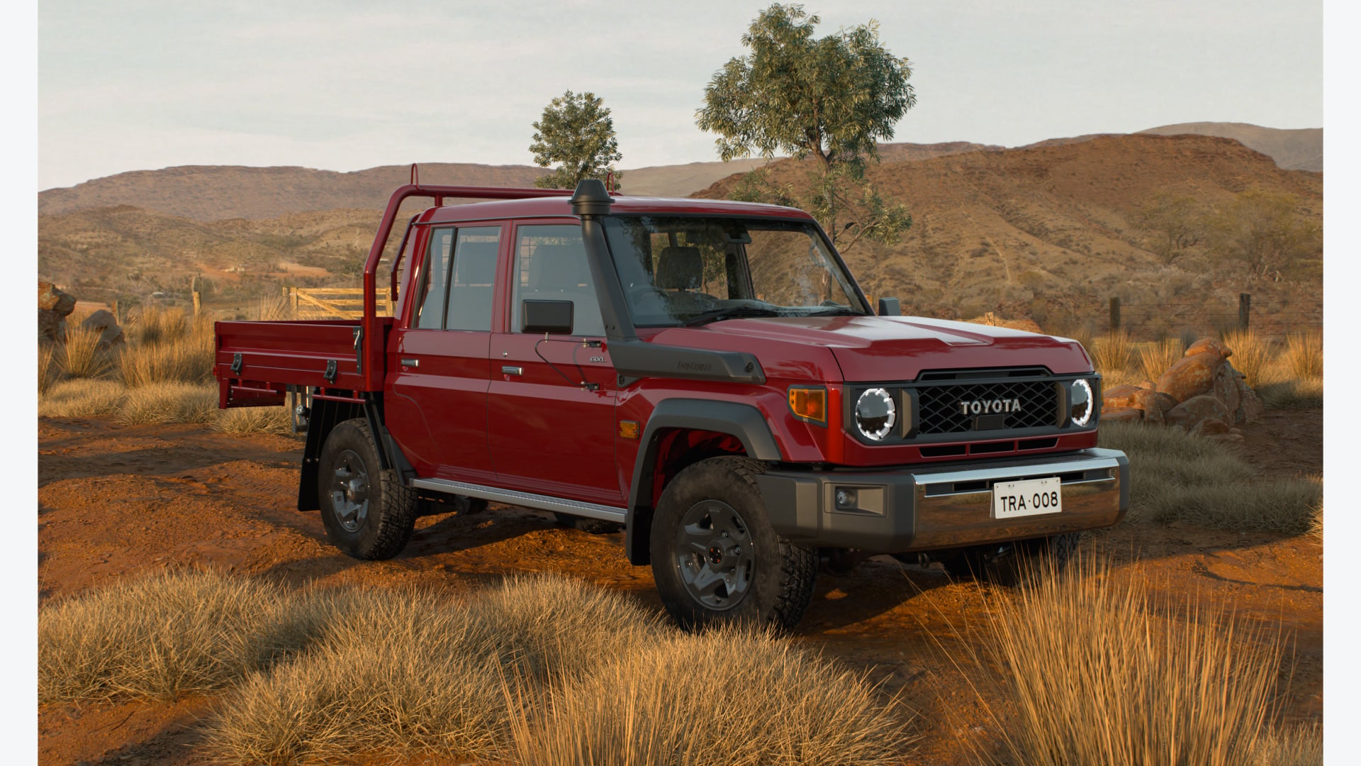 LandCruiser 70 in the desert